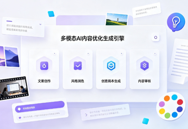 锦屏县AI智能内容优化创新 多模态生成技术丰富数字内容创作生态